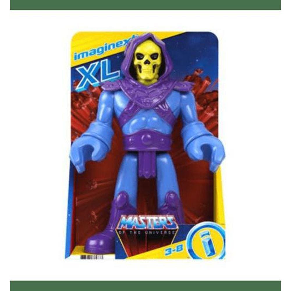 Boneco Skeletor Xl Masters Of The Universe Imaginext Mattel