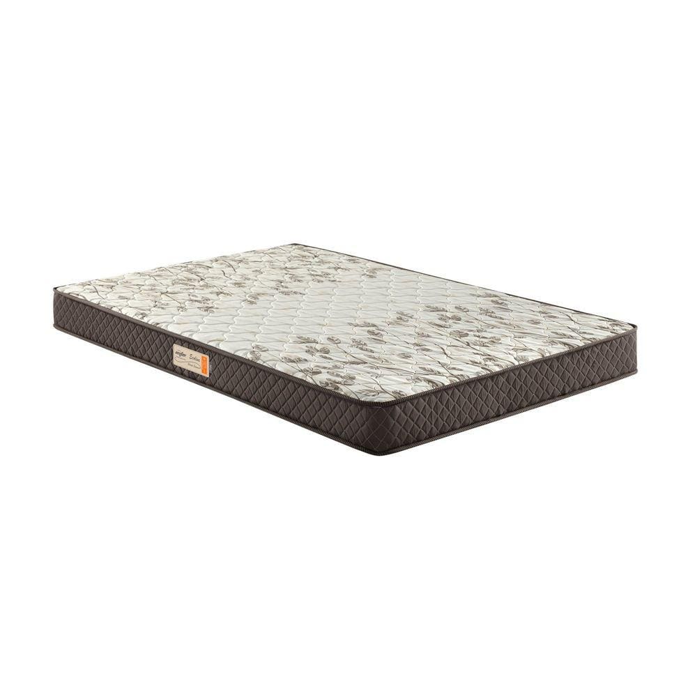 Colchão Casal Ecoflex Espuma D26 Ecoline Bordado 128x188x17cm Marrom