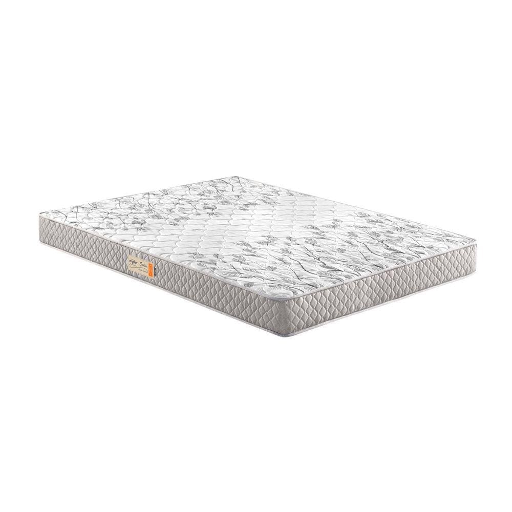 Colchão Casal Ecoflex Espuma D26 Ecoline Bordado 128x188x17cm Cinza