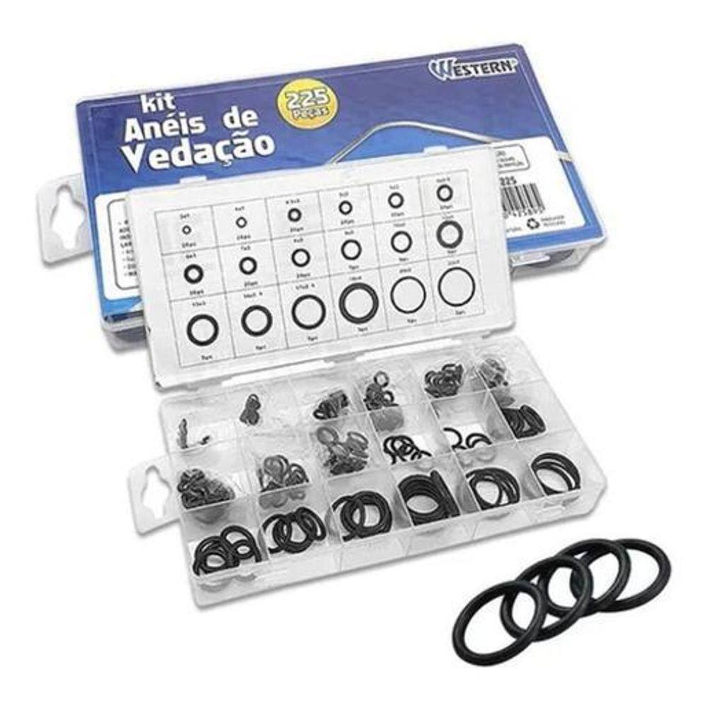 Kit Aneis De Vedação Reparos Gerais 225 Peças