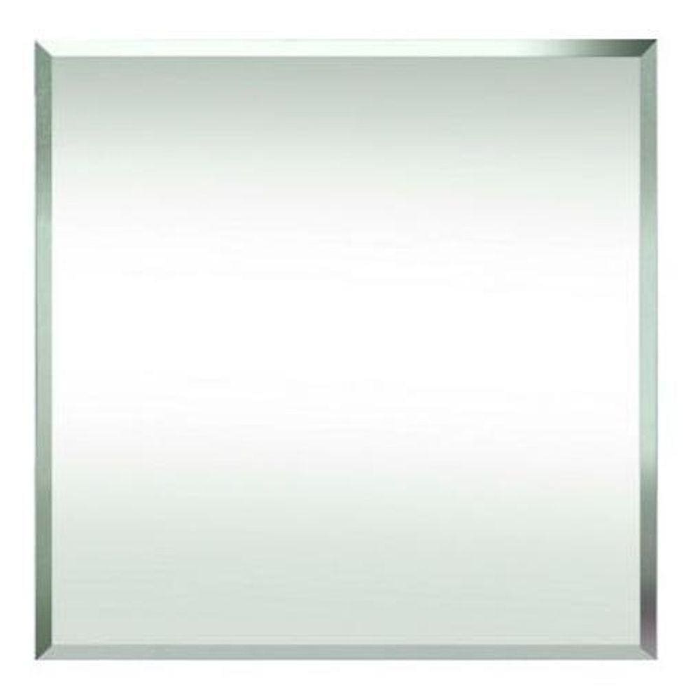 Espelho Decorativo Multiuso Bisotê Com Fita Dupla Face 40X40