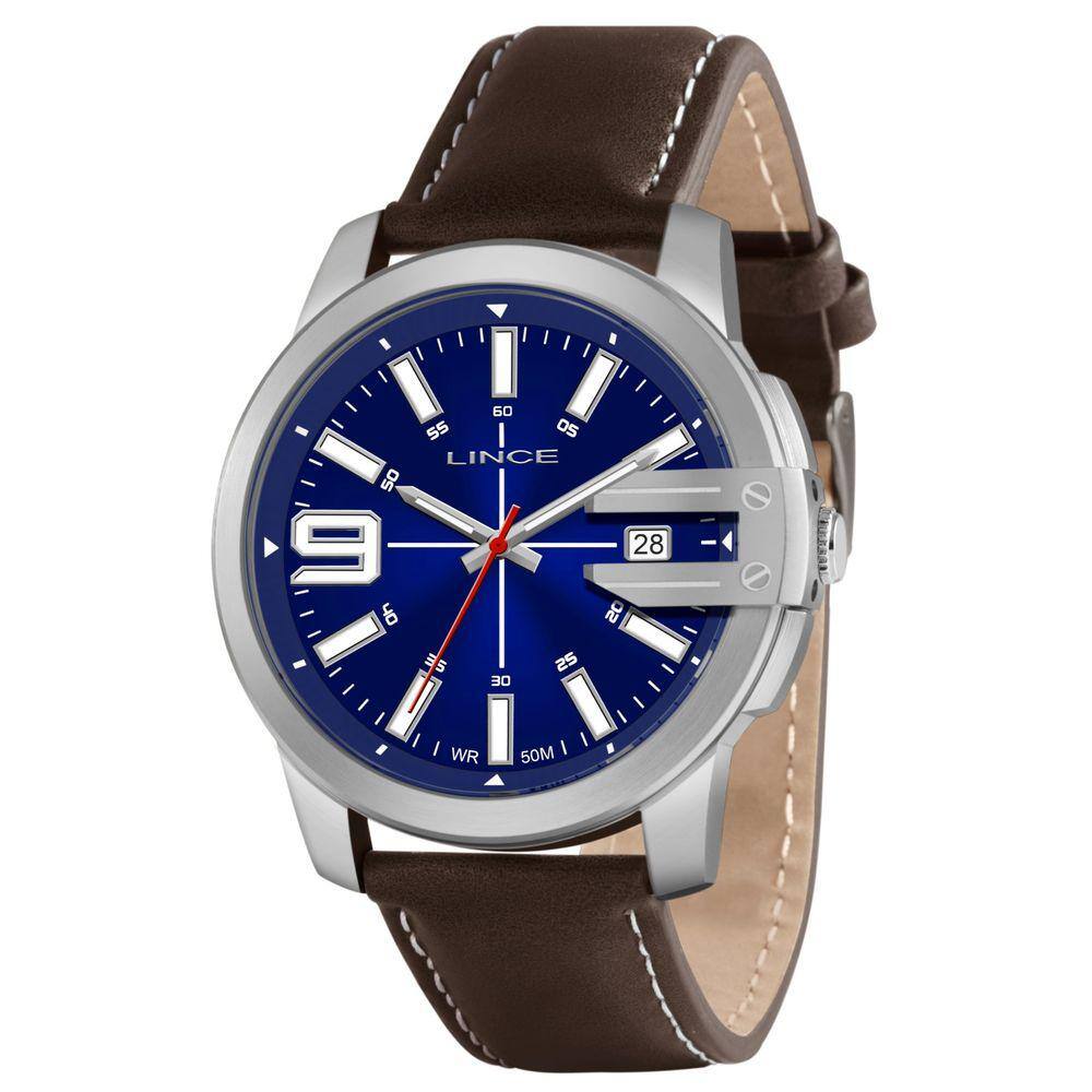 Relógio Lince Masculino MRC4708L D2NX Pulseira de Couro
