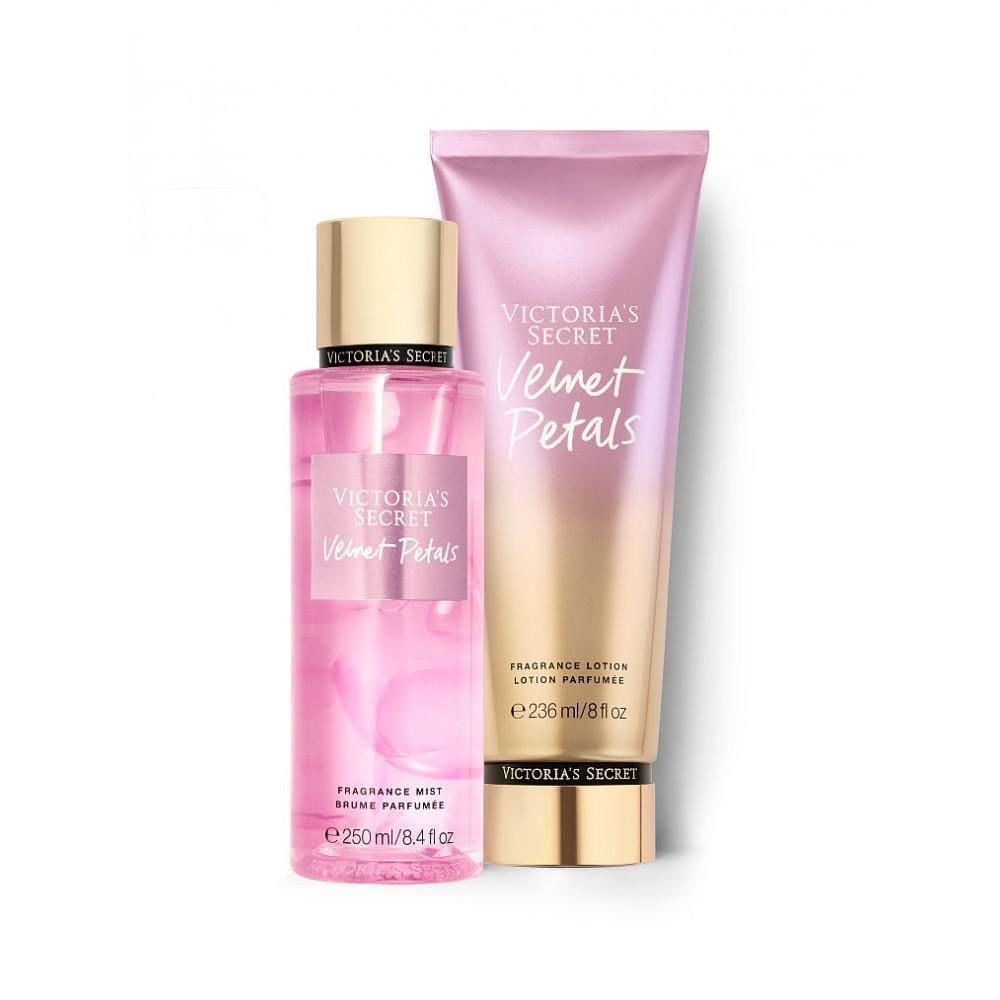 Kit Body Splash + Creme Victoria`S Secret Velvet Petals