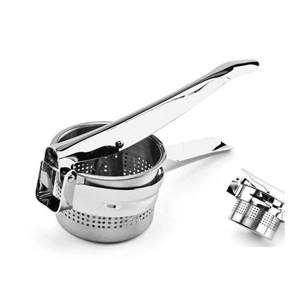 Espremedor Amassador De Batatas Em Aço Inox Cod 022