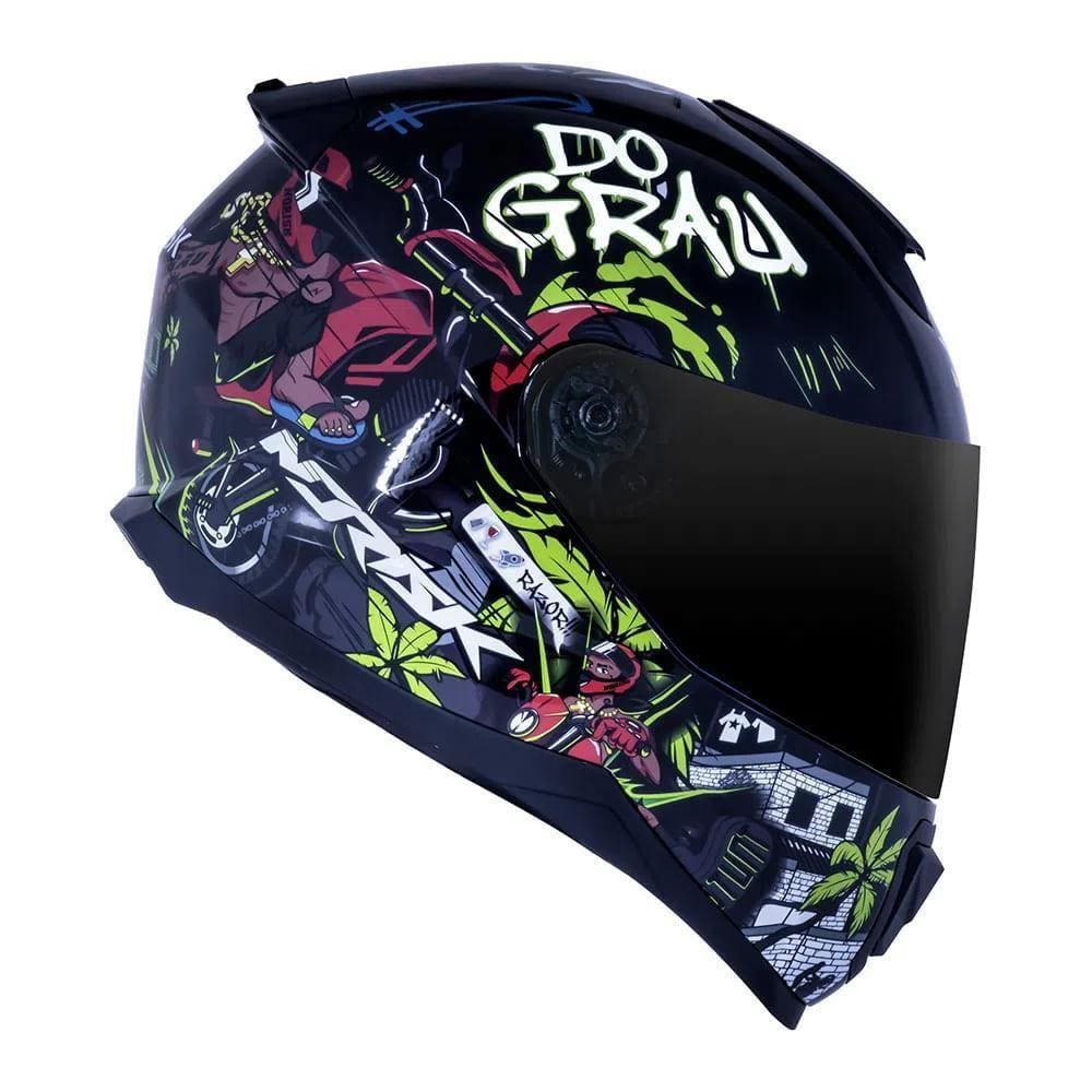 Capacete Norisk Razor Do Grau - Preto - 56  P