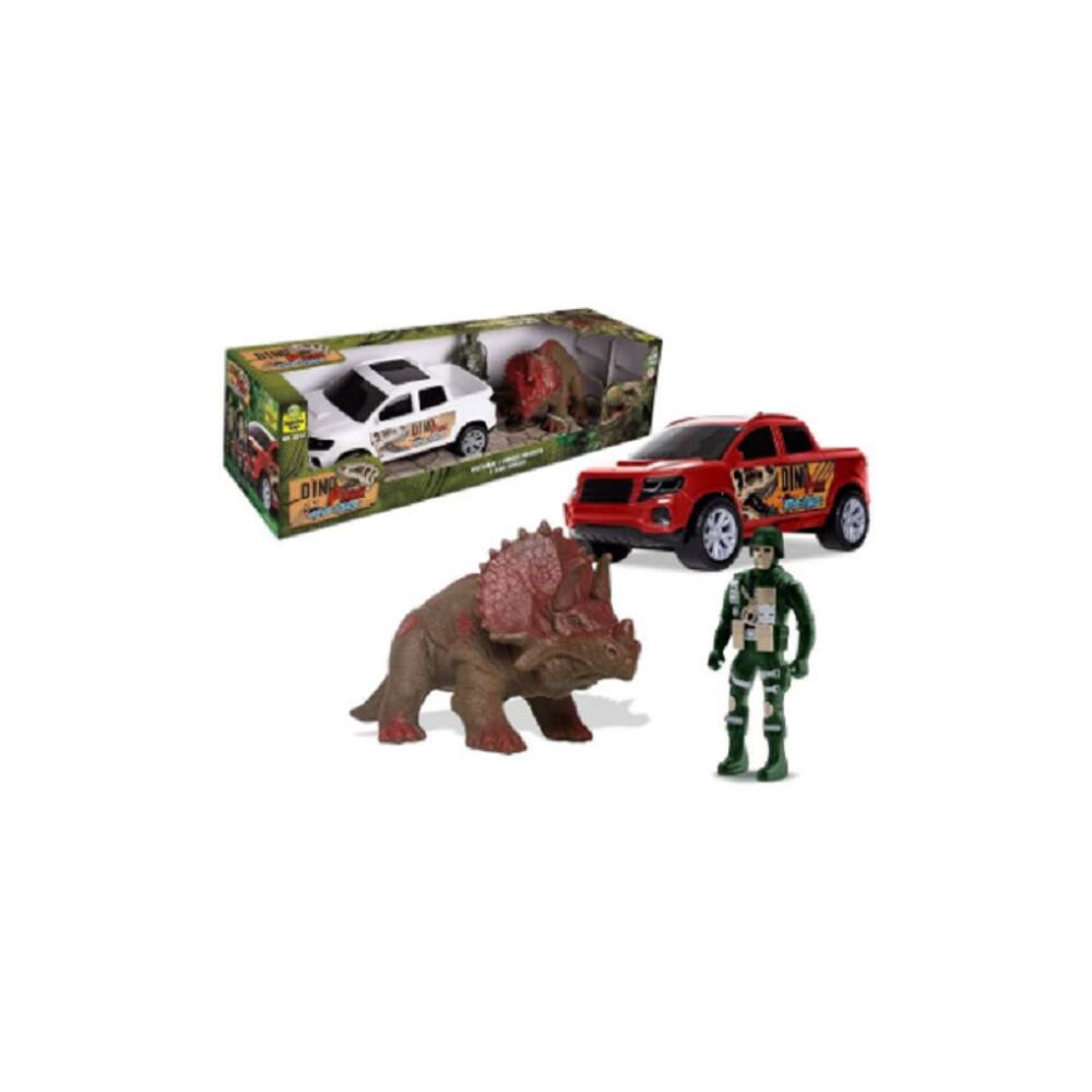 Dino Runners Carrinho Com Dinossauro 466 - Usual Brinquedos