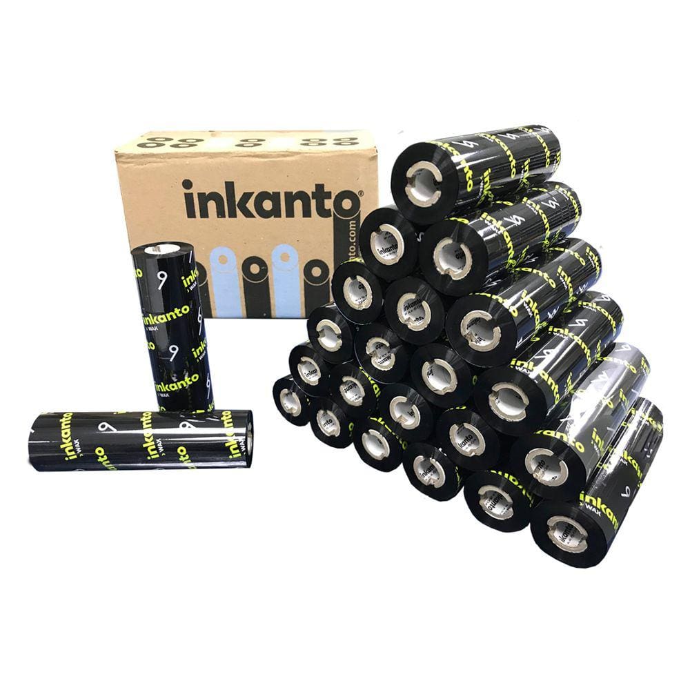 Kit 24 Un Ribbon Cera 110x74 Importado - Argox Zebra Elgin