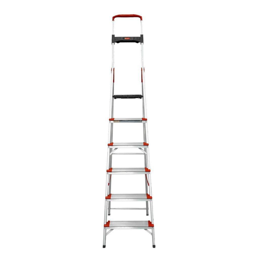 Escada Dobravel 6 Degraus Confort em Aluminio Alumasa