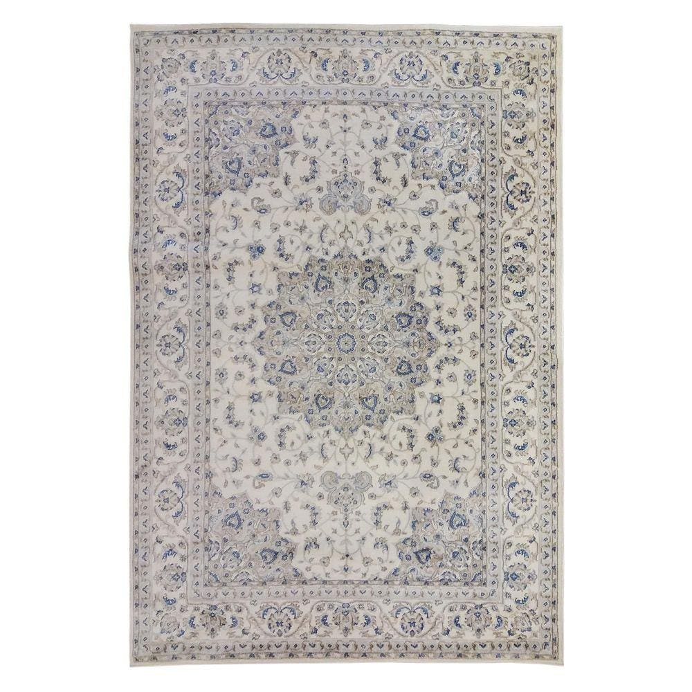 Tapete Sala Nain Cru 200X250 Cm Industrializado Tipo Persa