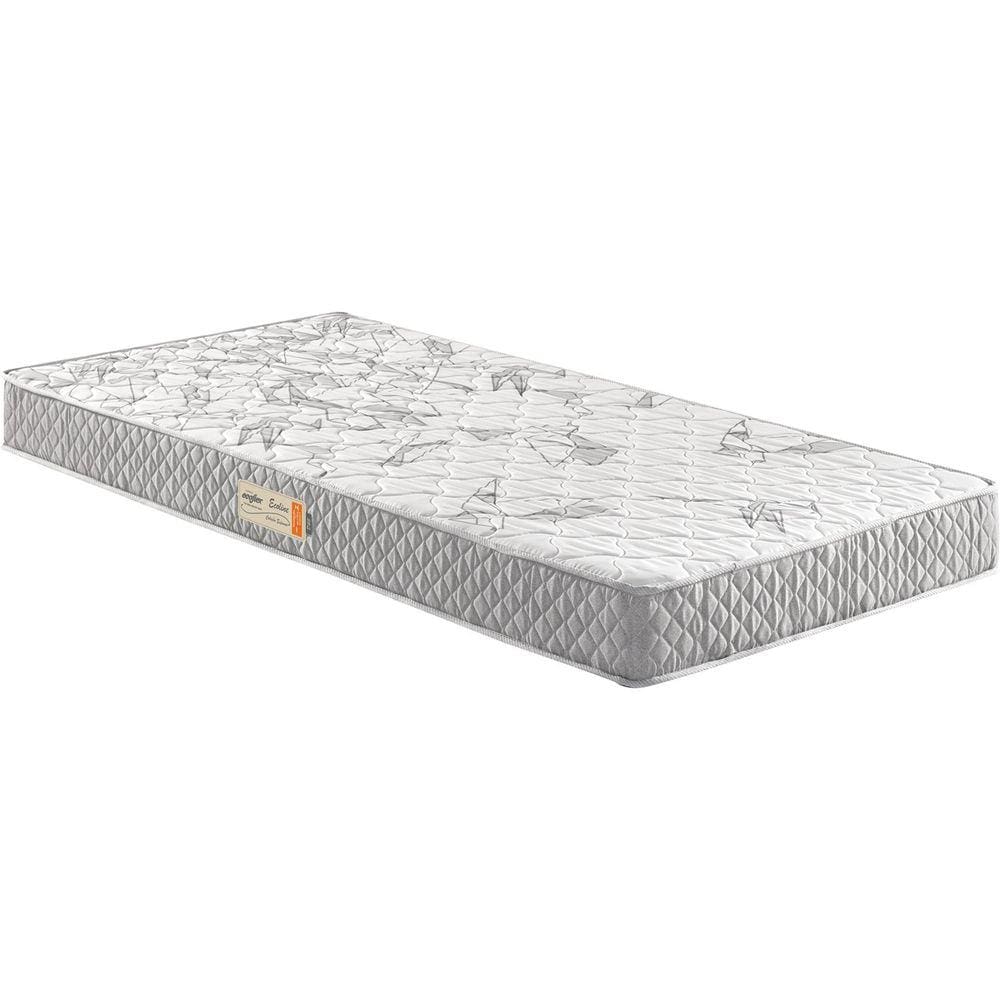 Colchão Solteiro Ecoflex D23 Ecoline 078x188x17cm Cinza