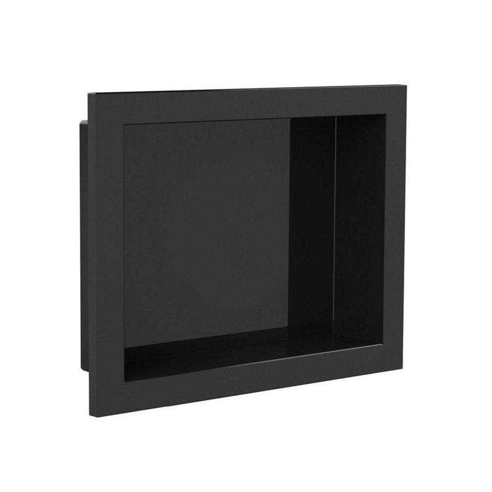 Nicho De Banheiro Plástico Para Embutir 30X40 - Preto