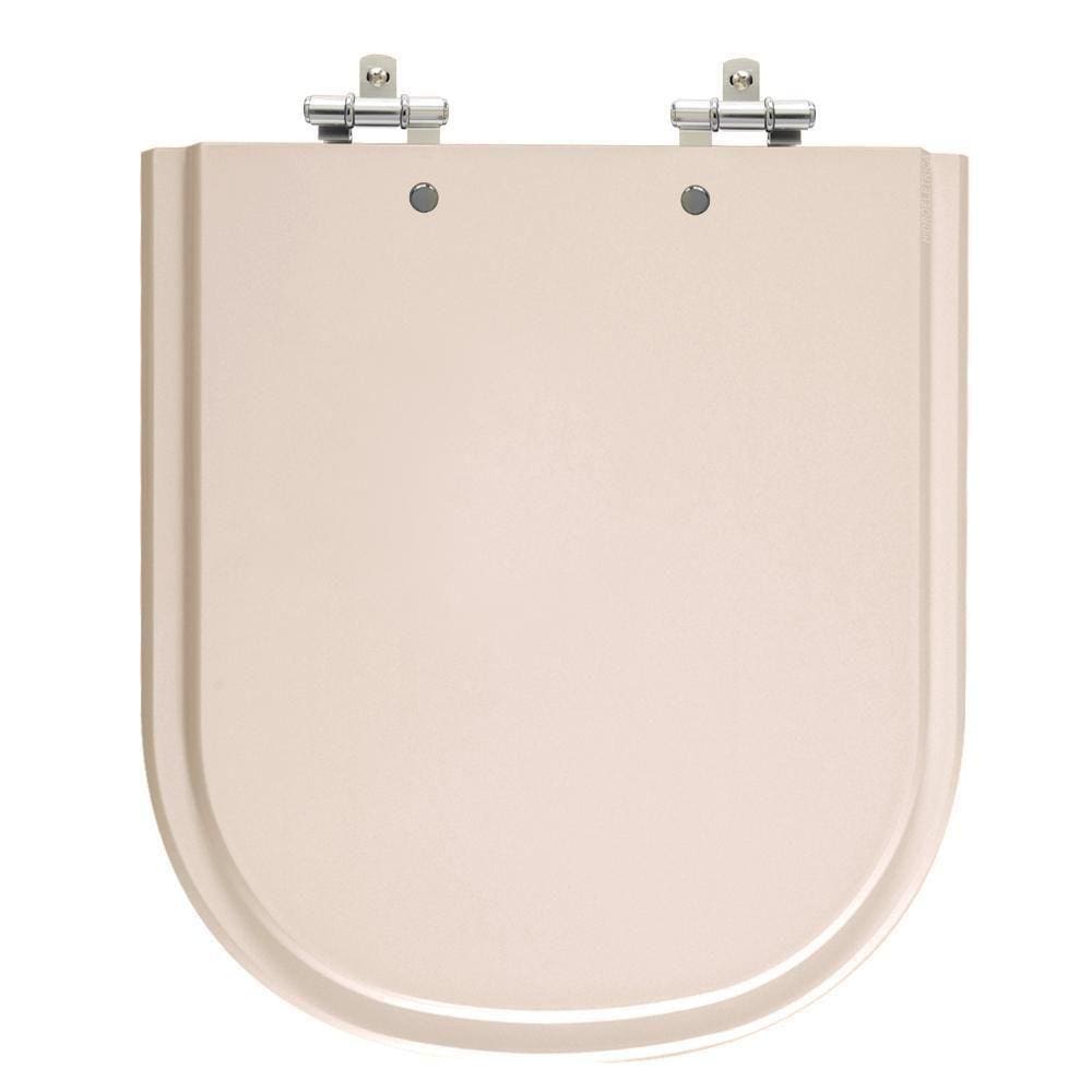 Assento Laqueado Vogue Plus Amendoa Tampa Para Vaso Deca Mdf