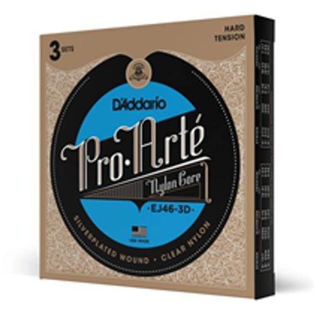 Encordoamento Violao Nylon 3 Jogos D Addario Ej46-3D
