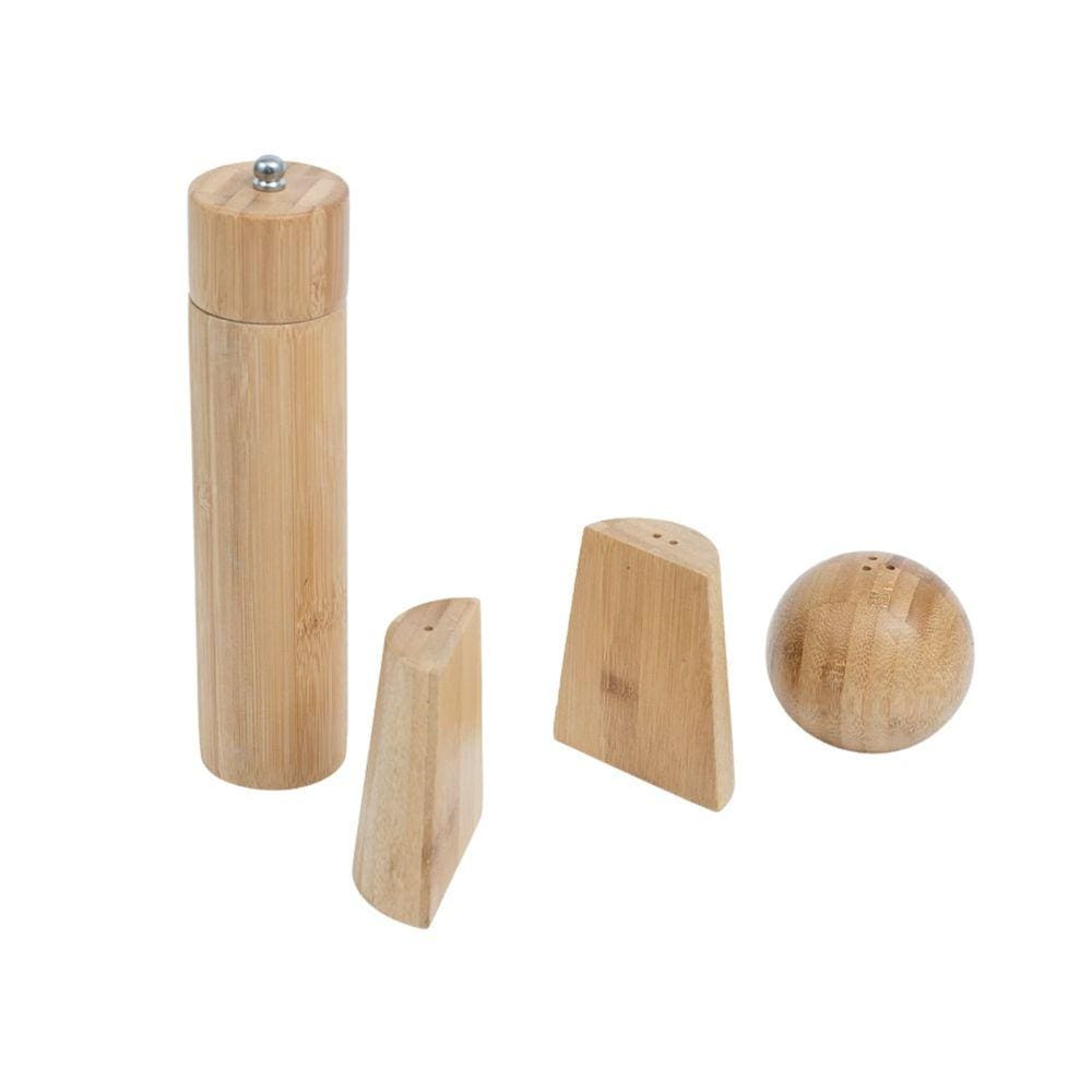 Kit temperar saleiro pimenteiro porta temperos 4 pçs - Oikos