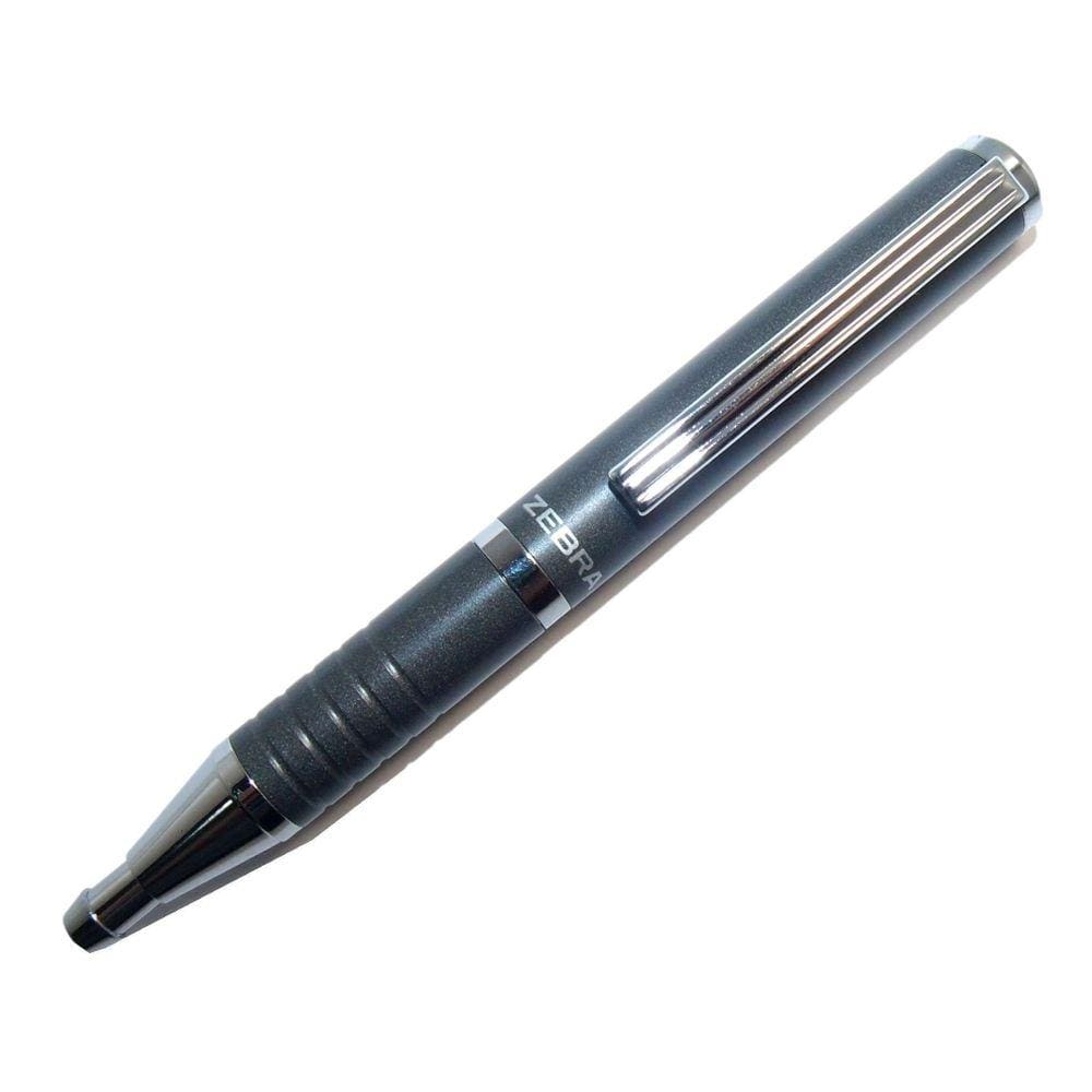 Caneta Esferográfica Zebra Expandz Retrátil Cinza