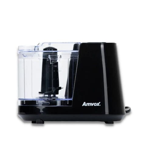 imagem-Mini Processador Amvox Apr 1001 Triturador 100W Preto 127V - 110V