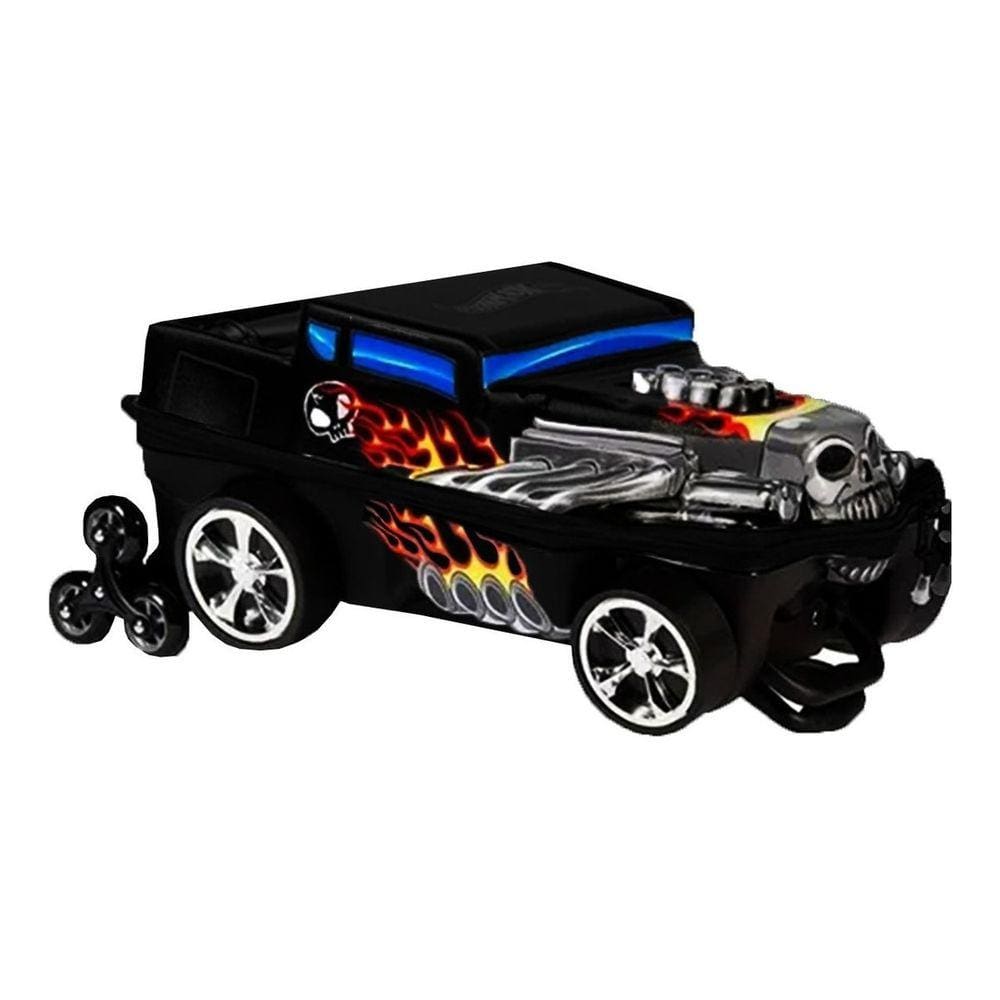 Mochila 3d C/ Rodinhas Bone Shaker Hot Wheels Marca Max Toys