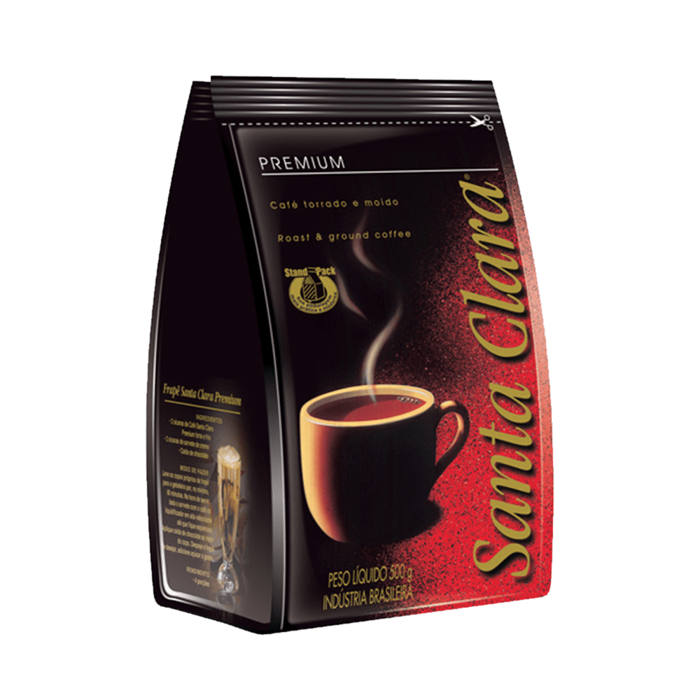 Café Torrado e Moído Santa Clara Premium Pacote 500g