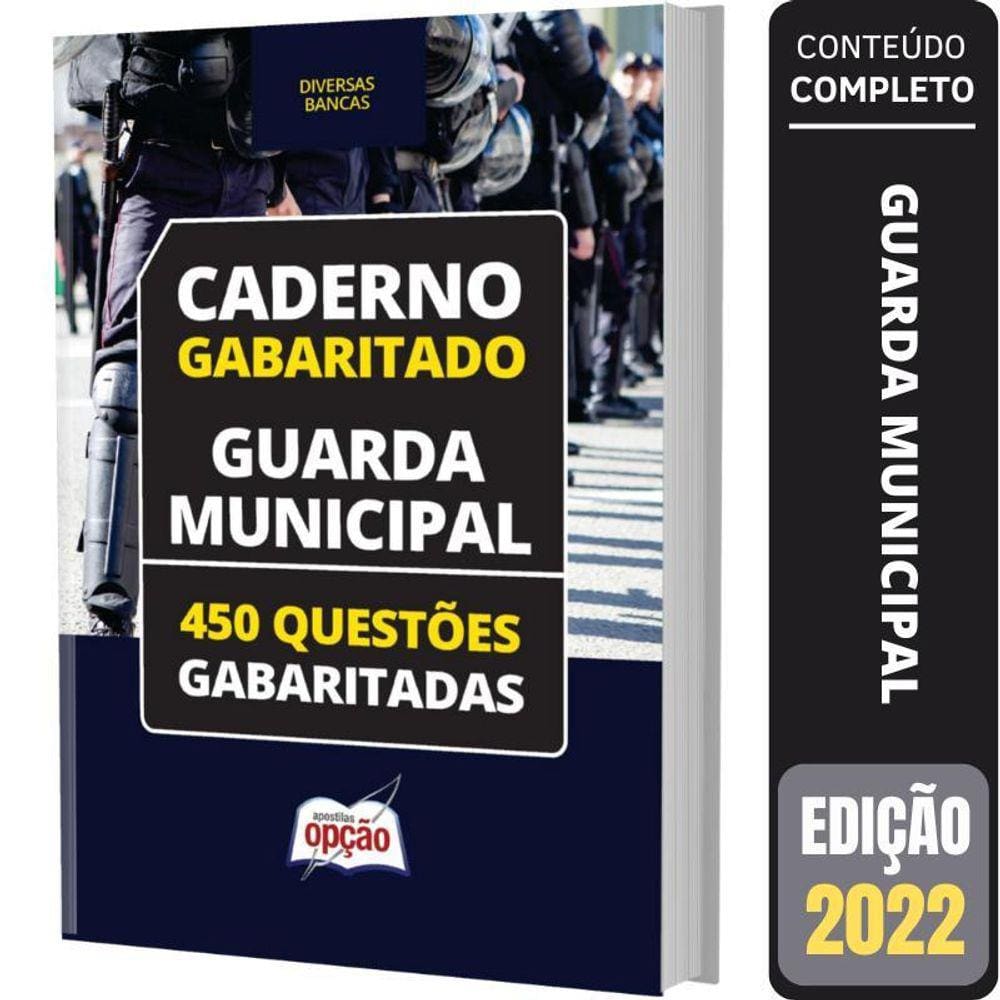 Caderno Guarda Municipal - Questões Gabaritadas