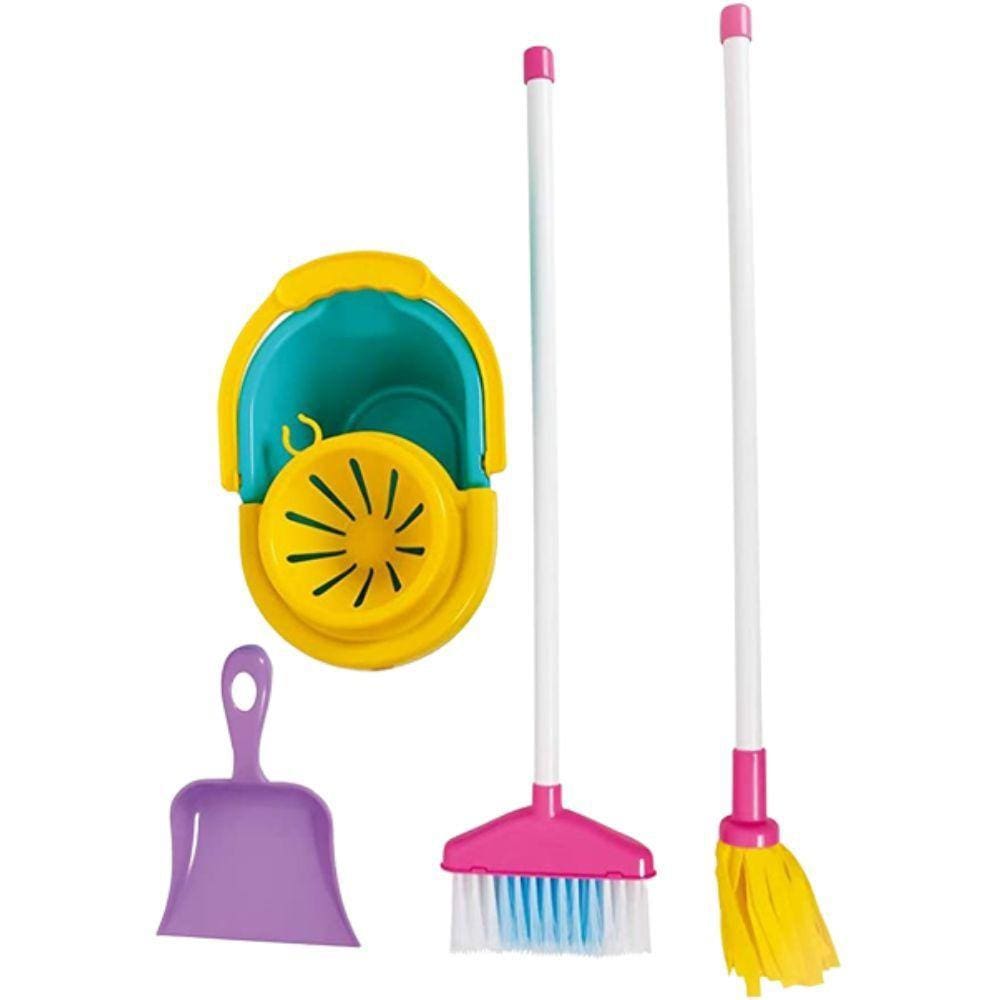 Brinquedo Infantil Kit Limpeza My Cleaning Set Colorido Maral