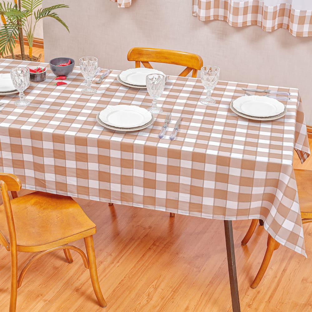 Toalha de Mesa Gourmet 6 Cadeiras 2,00m x 1,40m