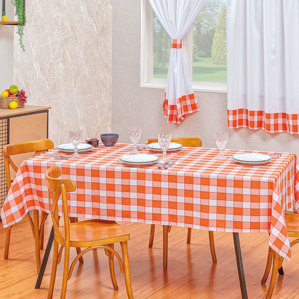 Toalha de Mesa Gourmet 8 Cadeiras 2,50m x 1,40m