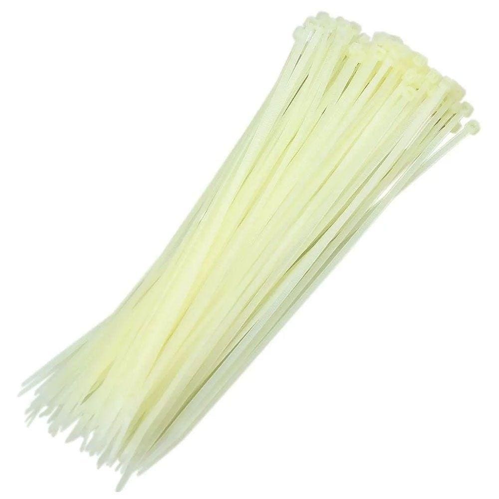 Abraçadeira De Nylon Branco 50 Uni 380Mm X 4.8Mm