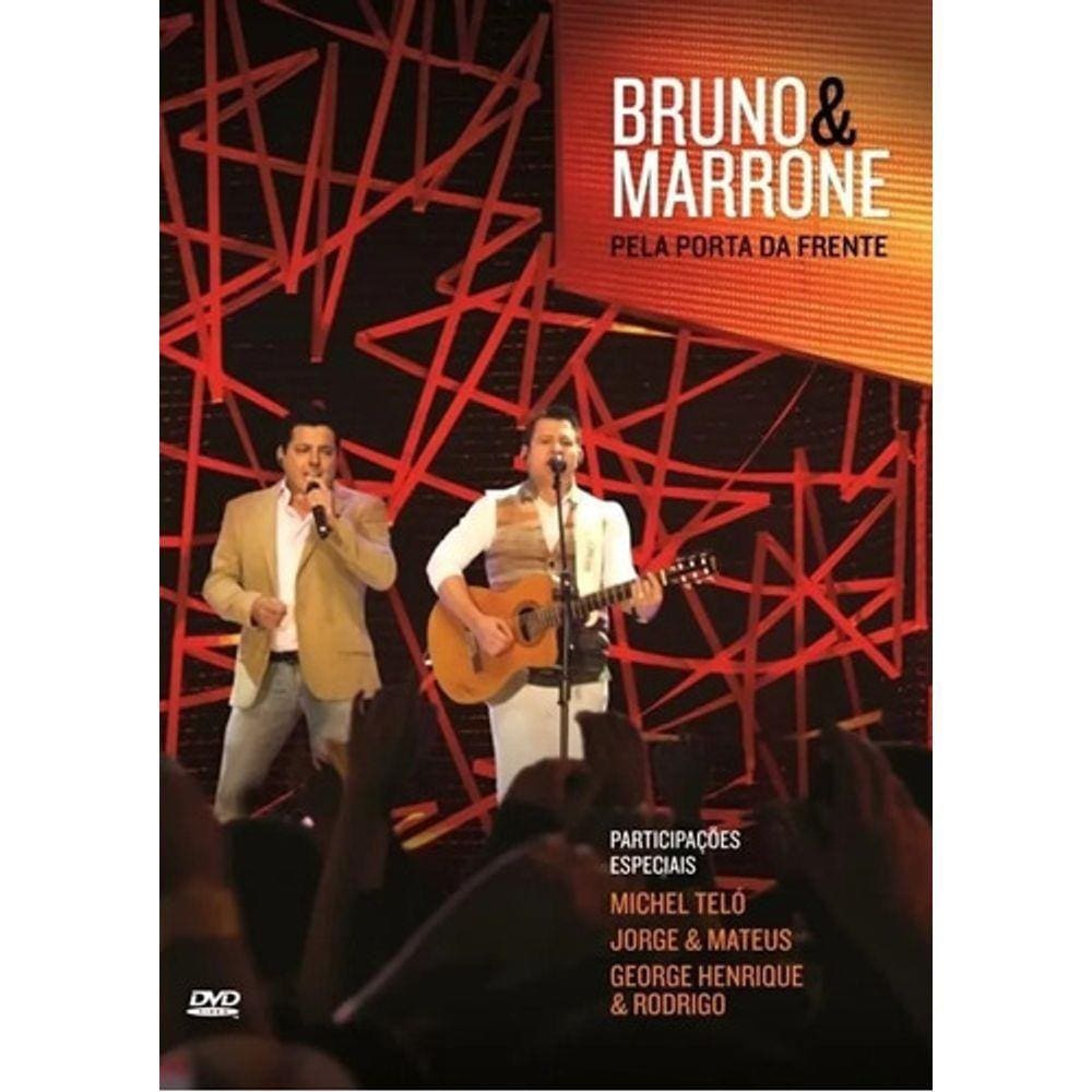 DVD Bruno & Marrone - Pela Porta Da Frente
