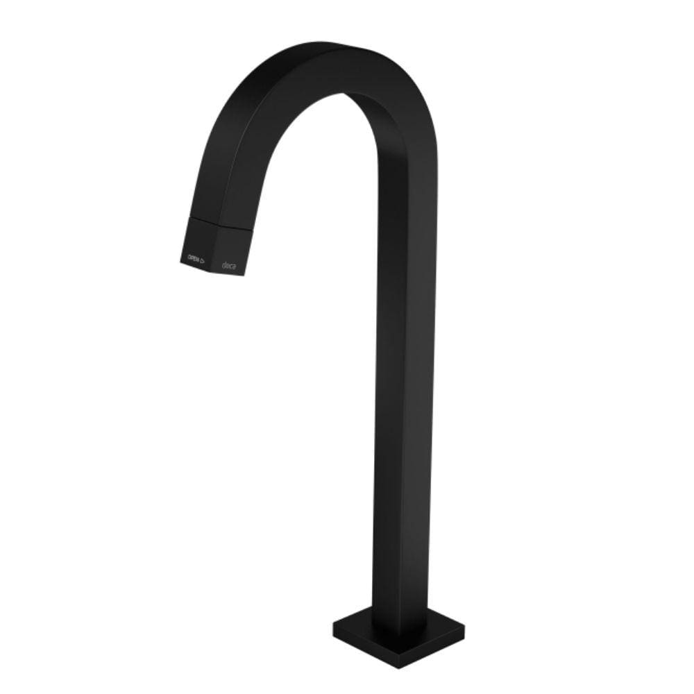 Torneira De Mesa Bica Alta Para Lavatório Deca Tube Black Matte 1198.Bl.Tub.Mt