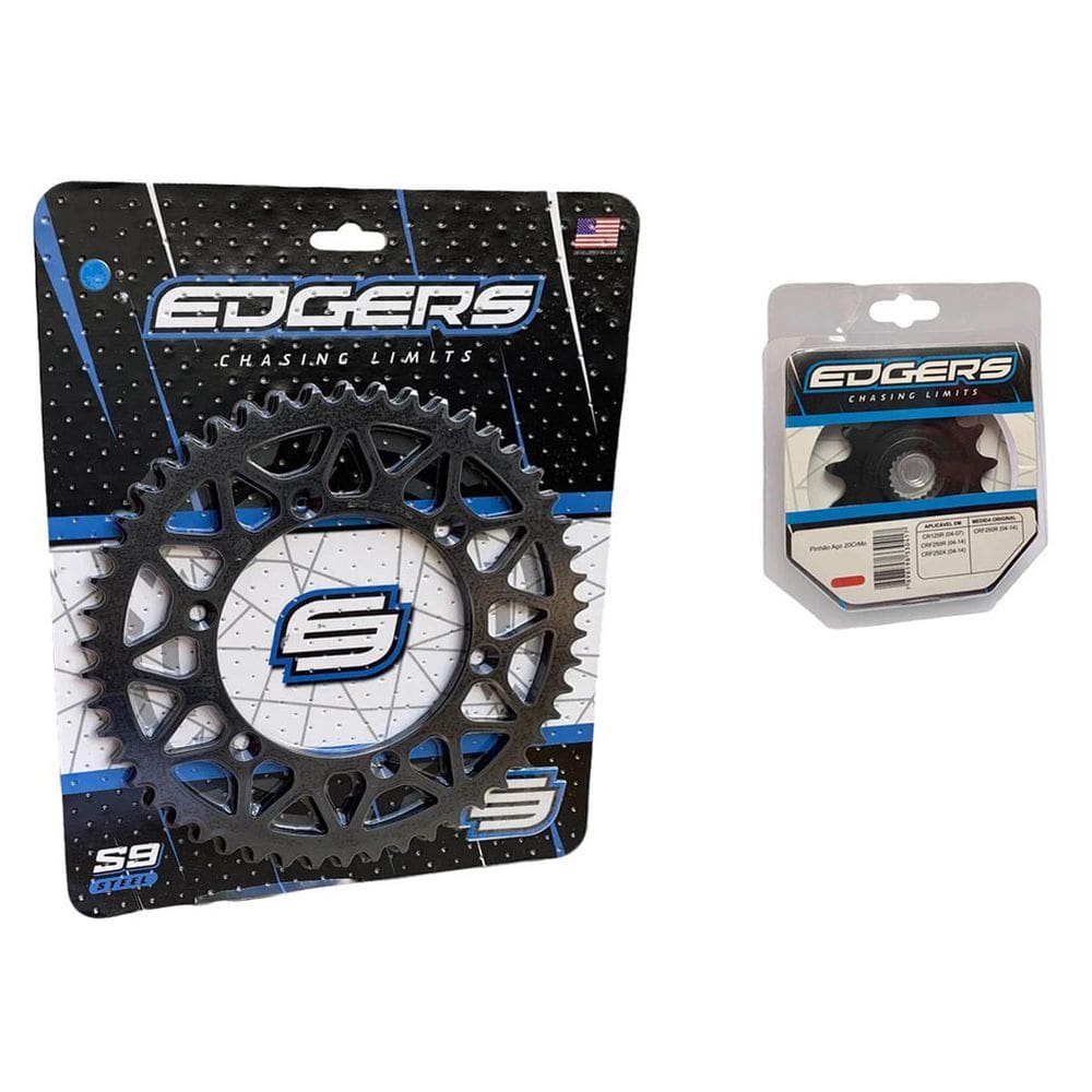 Kit Relação Coroa Pinhão Edgers Wrf 250 Yzf 250 Yz 125/250