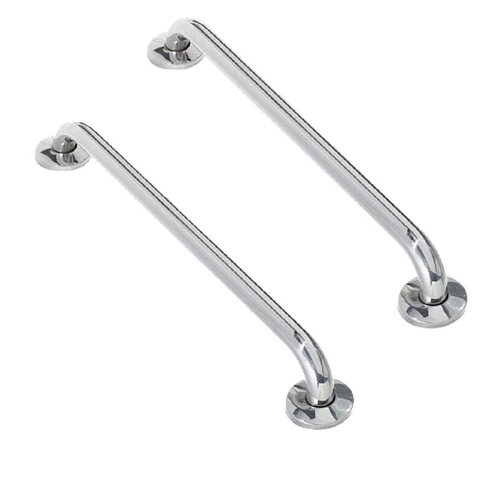 Alça Apoio Inox 40cm Kit 2 Uni Acessibilidade Cadeirante