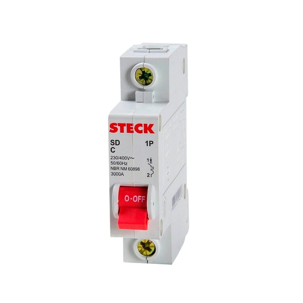 Disjuntor DIN Unipolar 32A SDD61C32 3KA – STECK