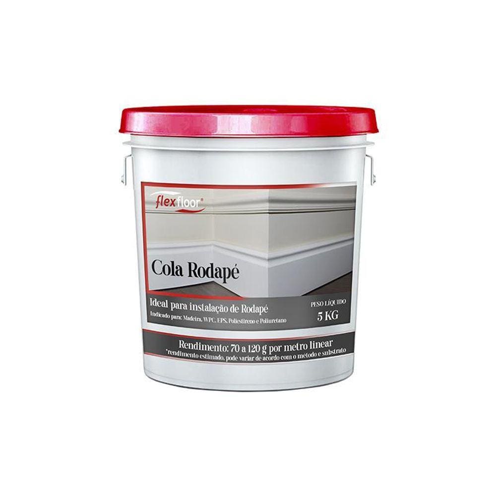 Cola Rodapé Flexfloor Balde 5Kg