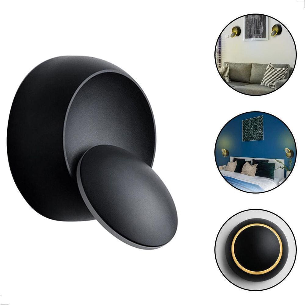 Arandela Eclipse Redondo Luz Indireta Parede Interna 3000K