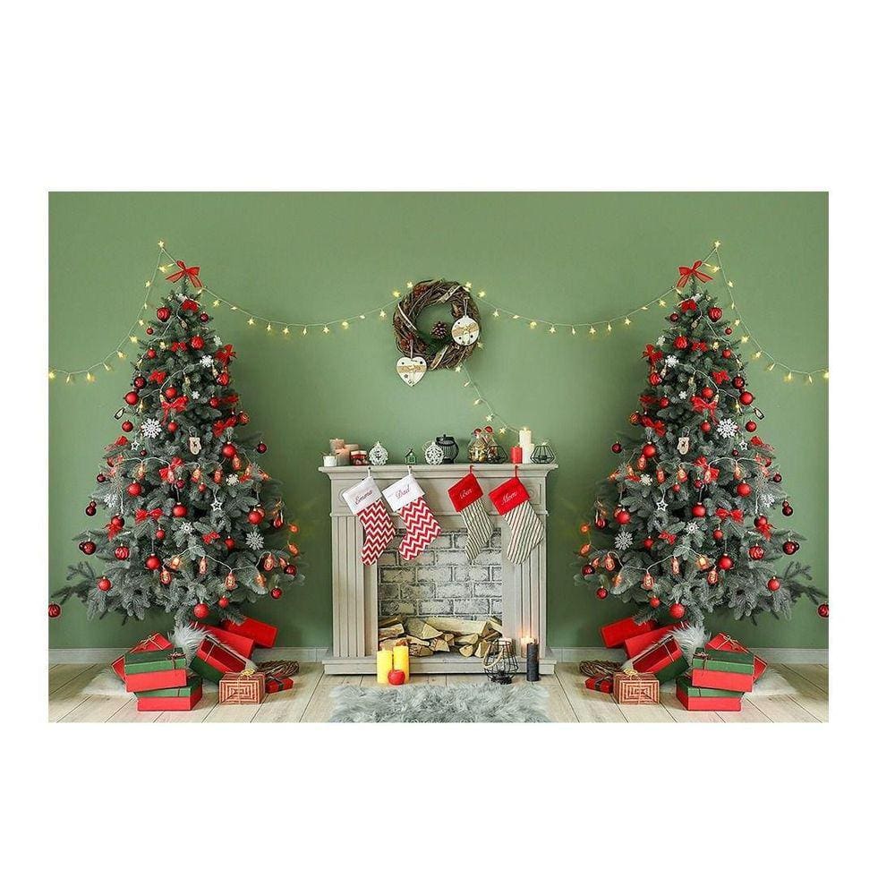 Fundo Fotográfico Tecido Sublimado Gigante 3D Natal