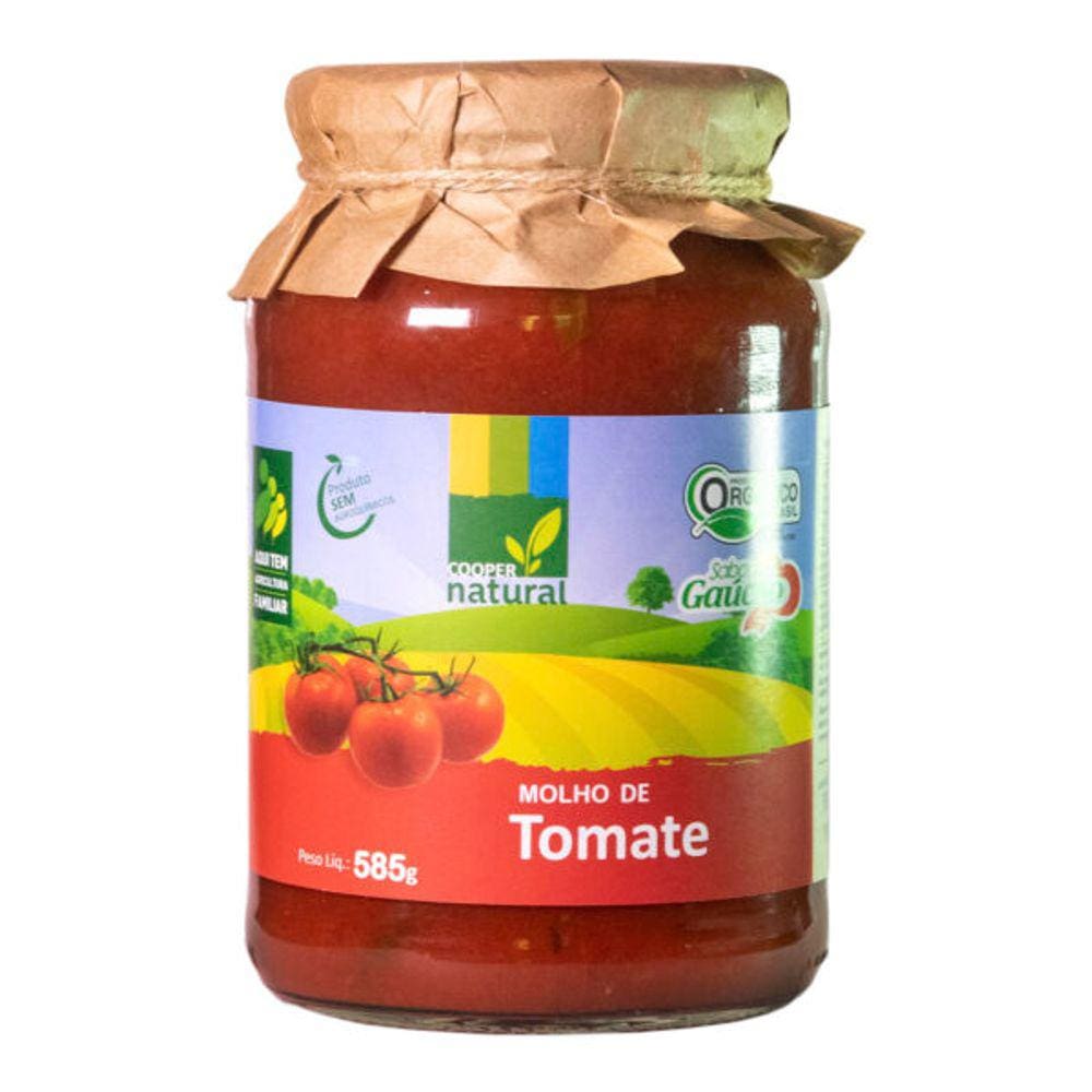 Molho de Tomate Orgânico Coopernatural 585g