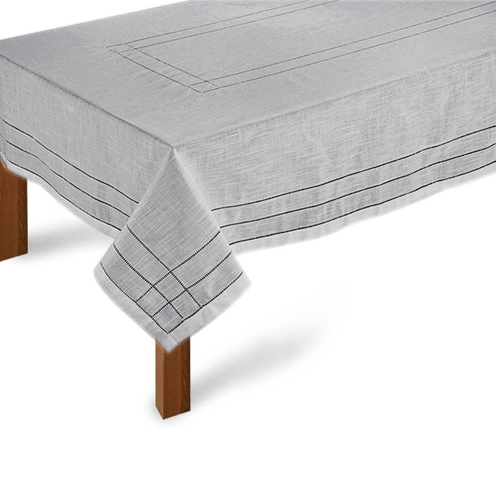 Toalha de Mesa Retangular 180x270cm Ponto Ajour 331 - Rafimex