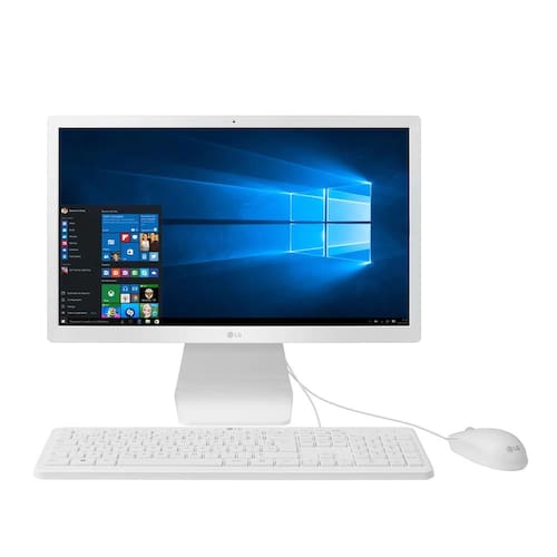 imagem-Computador All In One LG 22V280 Celeron, 4GB DDR4, 500GB, Windows 11 Home, Branco - L.BY42P2