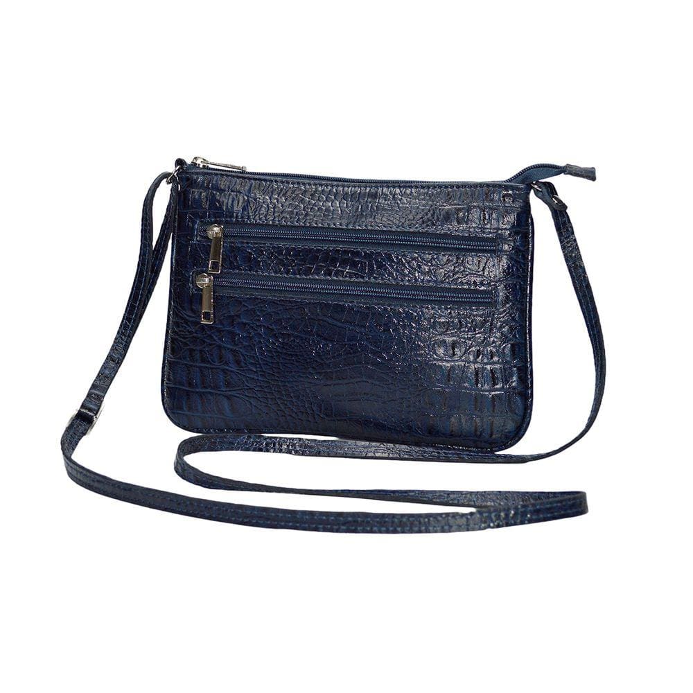 Bolsa Couro Legítimo Transversal Feminina Pequena Madamix