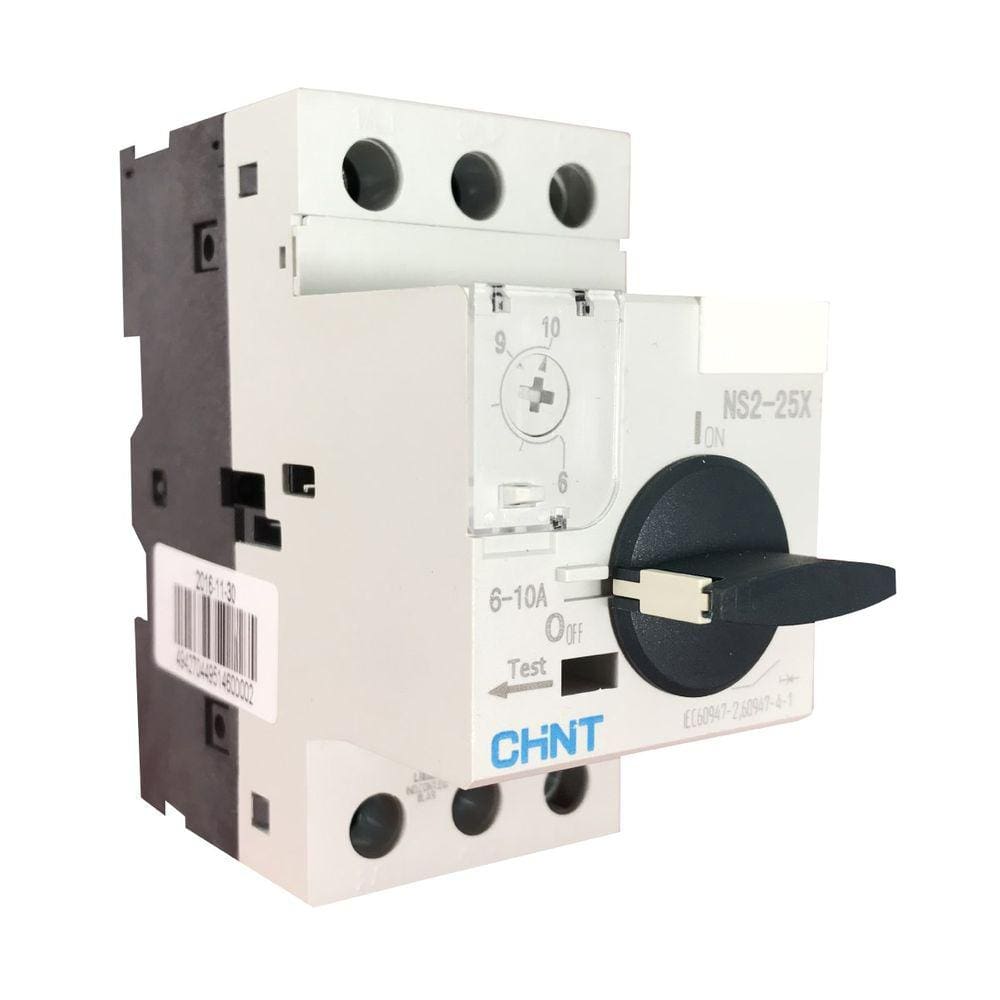 Disjuntor Motor | 6...10A 690V 8kV | NS2-25 | Chint