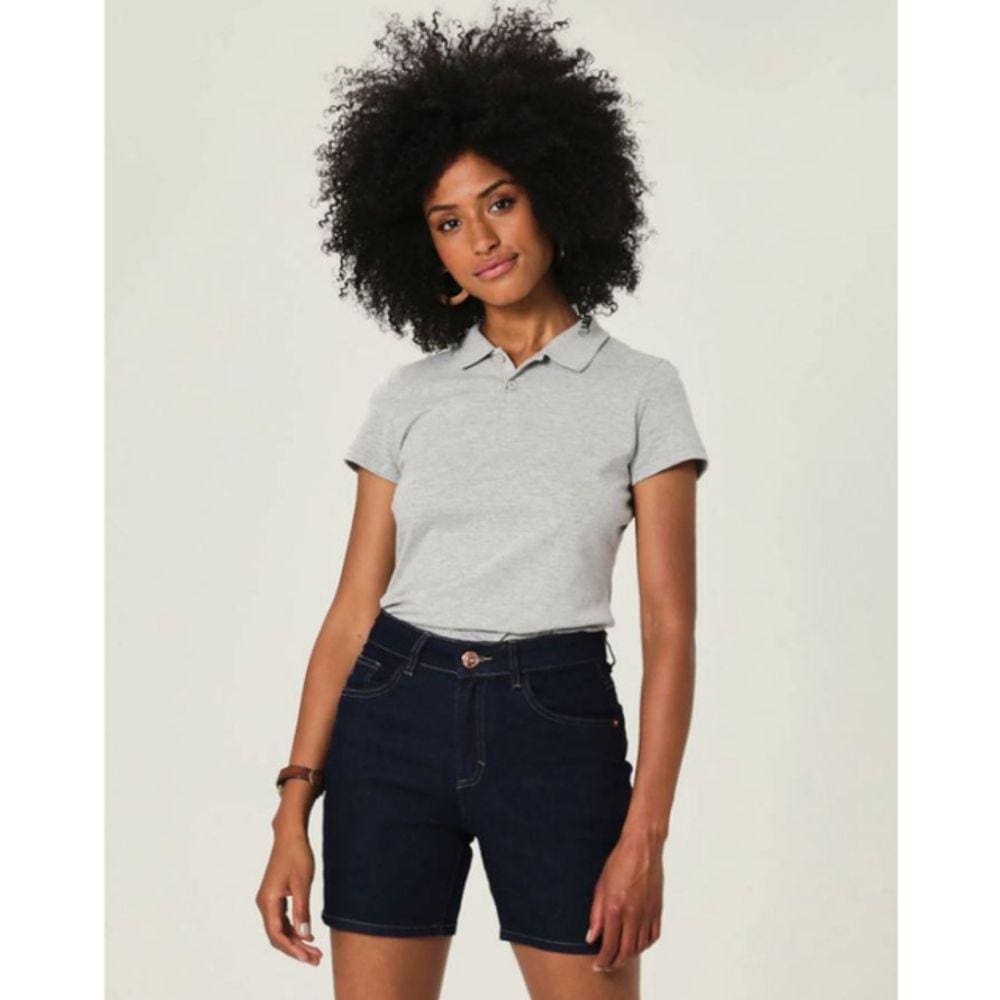 Camisa Polo Básica Feminina Malwee Ref. 04504