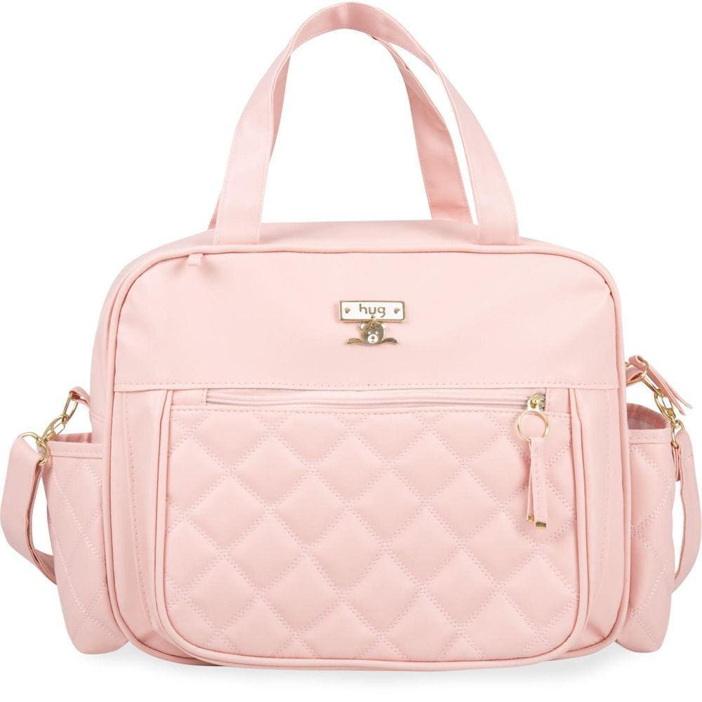 Bolsa De Maternidade Hug Grande Graciosa Rosa