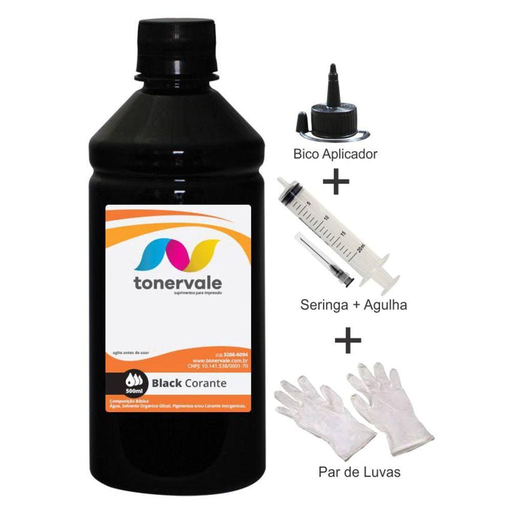 Tinta Para Epson L121 T664120 Black 500ml Linha Platinum