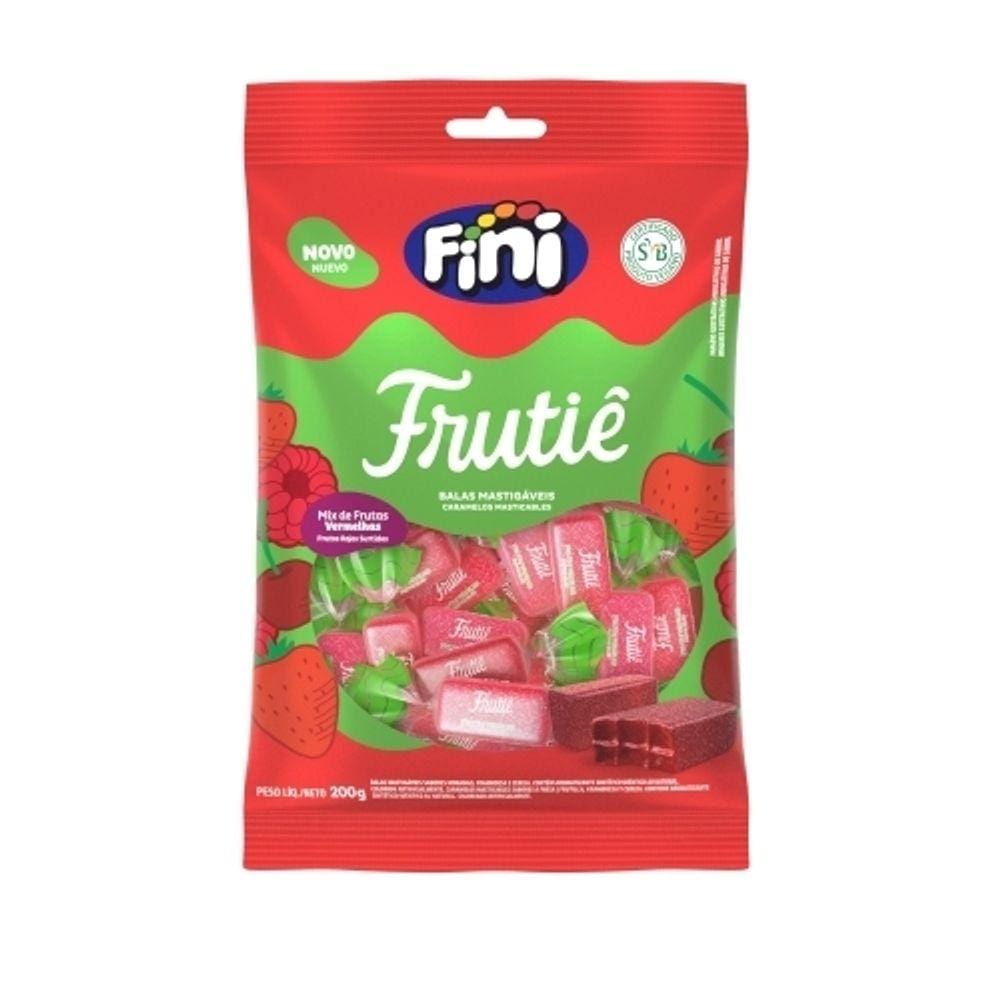 Bala Fini Vegena Frutiê 200g - Escolha o sabor - Fini