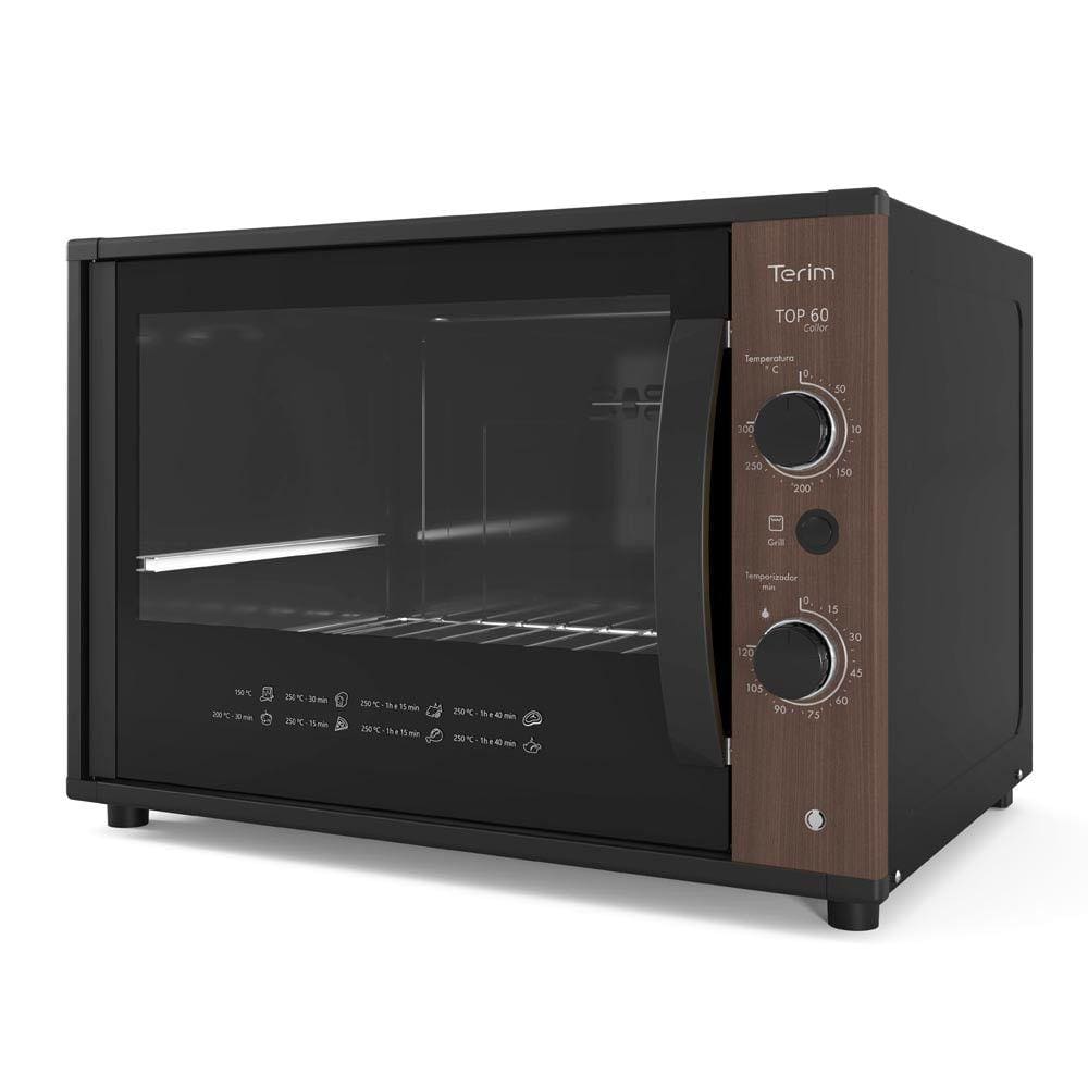Forno Terim Elétrico Bancada Top 60 Collor Canela 60 Litros