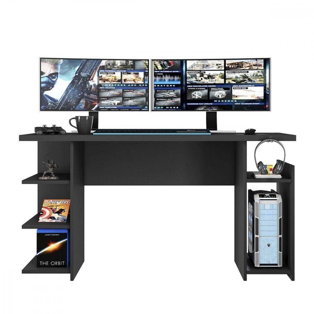 Escrivaninha Nt 2065 Gamer C/Espaço P/Cpu Preto