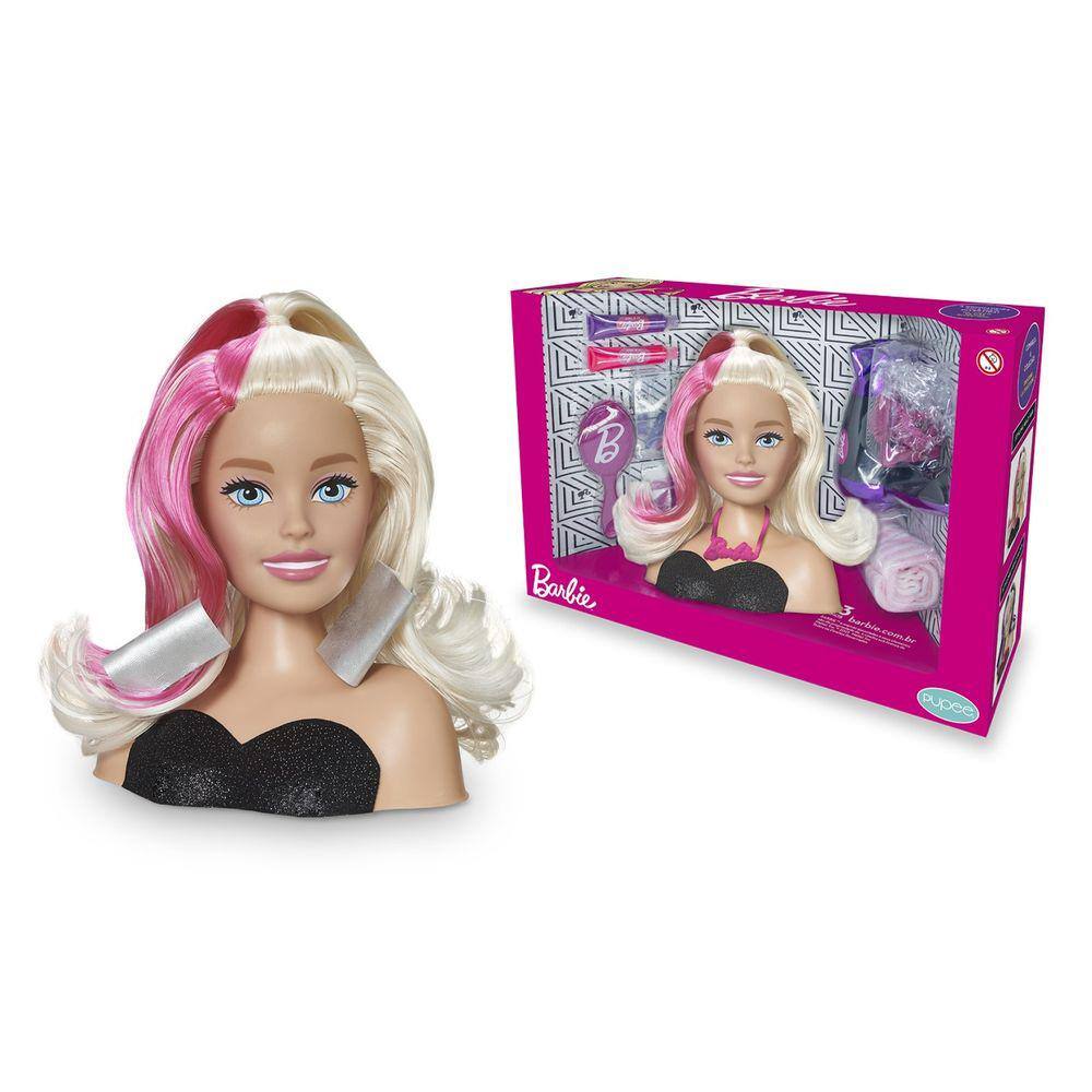 Busto Boneca Barbie Pupee Maquiagem Styling Head Faces