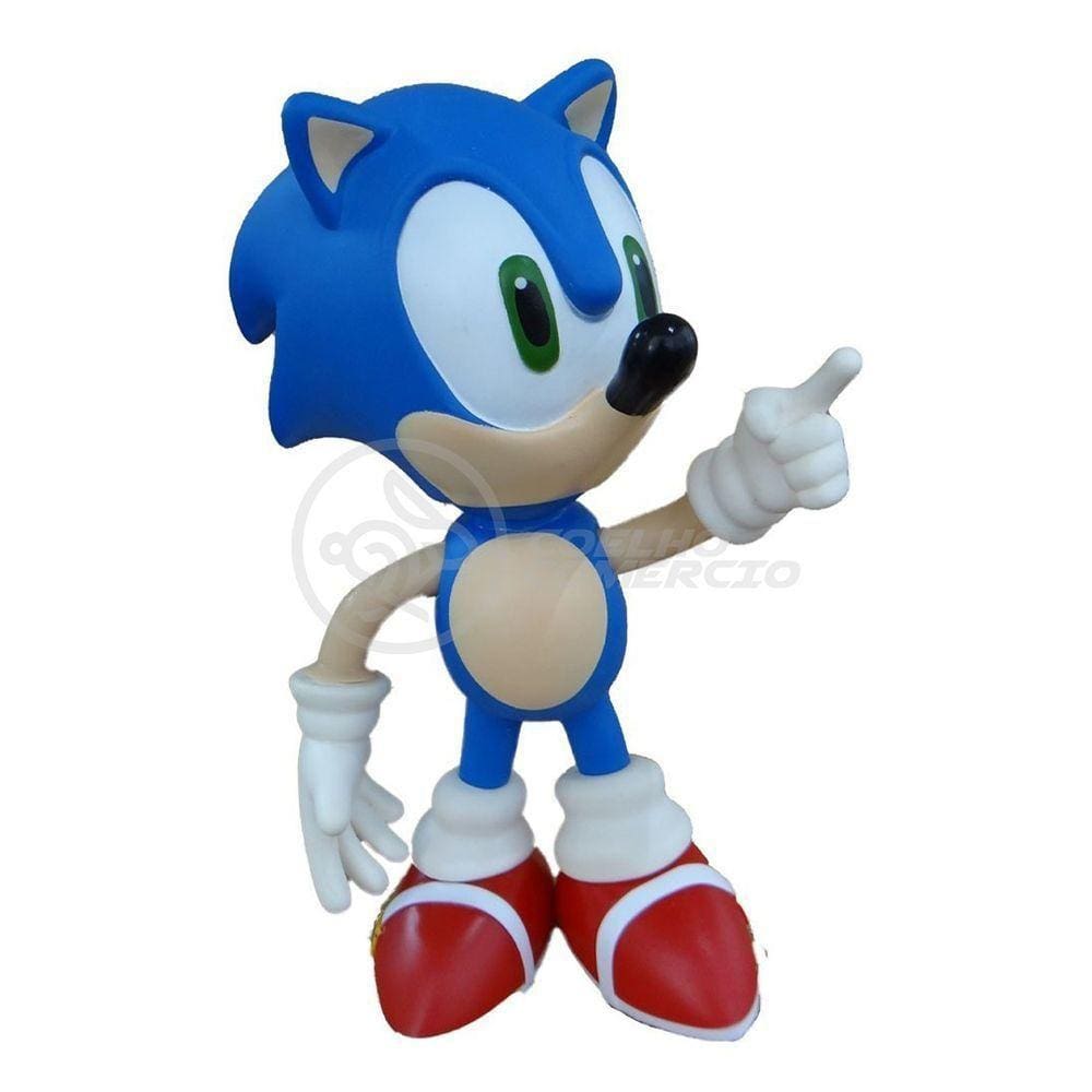 Boneco Action Figure Sonic Grande Super Size - 23Cm - Sonic
