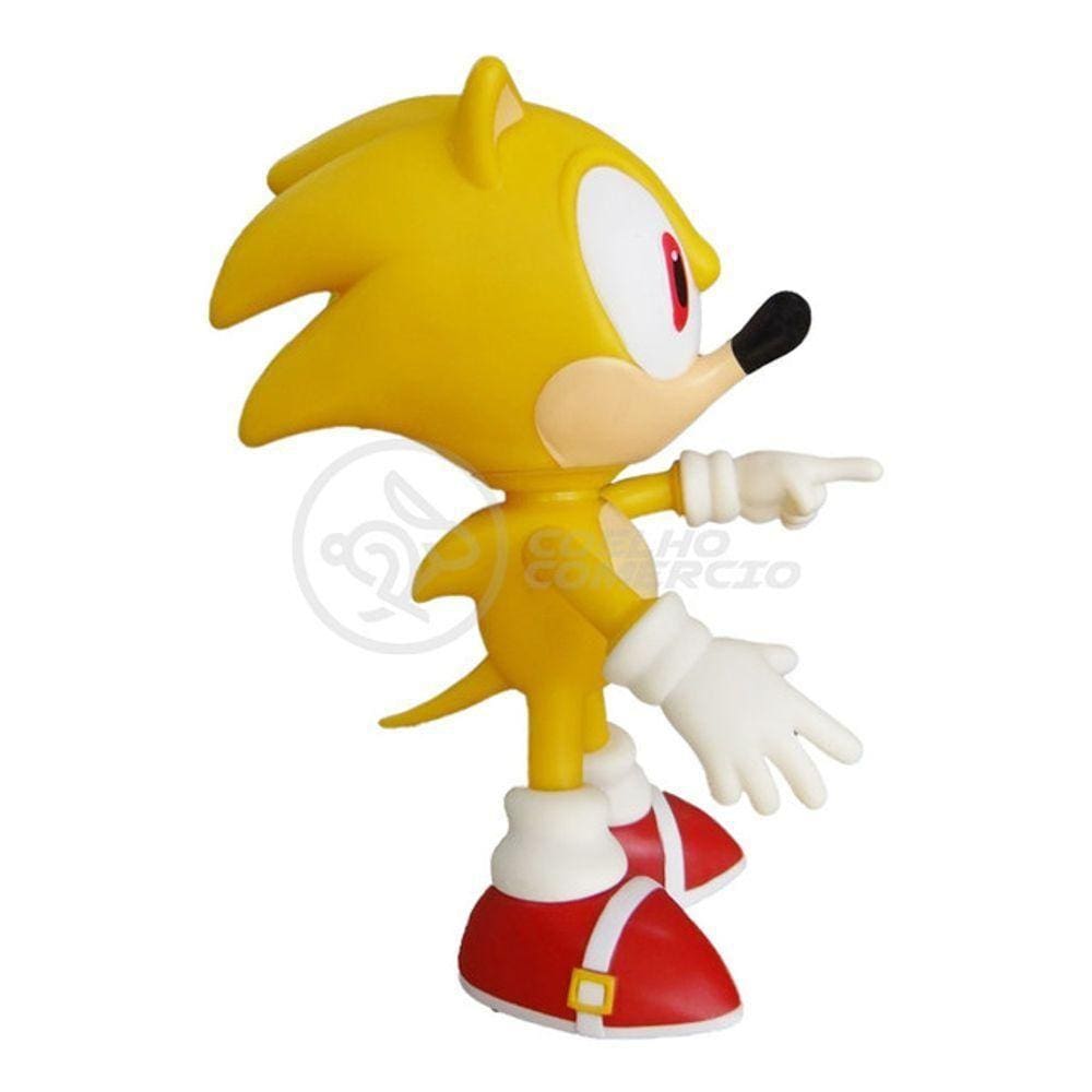 Boneco Super Sonic Grande Articulado Coleção 