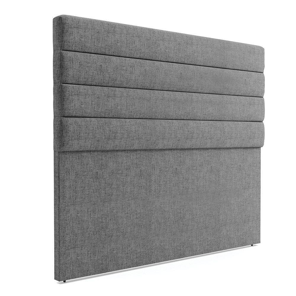 Cabeceira Para Cama Box Casal 140 Cm Linho A26 Grafite